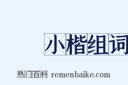 蠅頭小楷组词是什么意思的图片